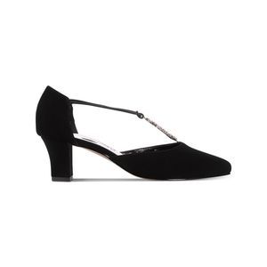 EASY STREET ALIVE AT 5 Womens Black Moonlight Slip On Sandals 7.5 WW